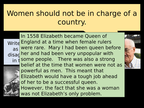 Elizabeth I's Problems.