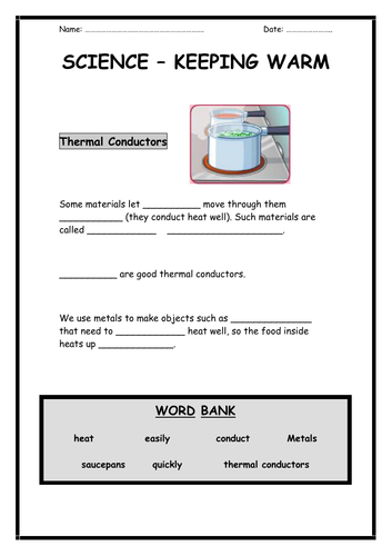 Conductors and Insulators Activity Pack