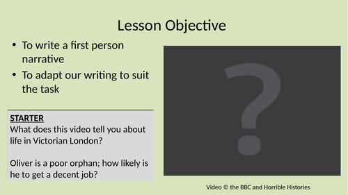 Year 8 Oliver Twist/Vocabulary Development SOW