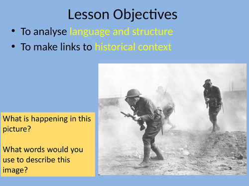 Year 9 Conflict Poetry SOW