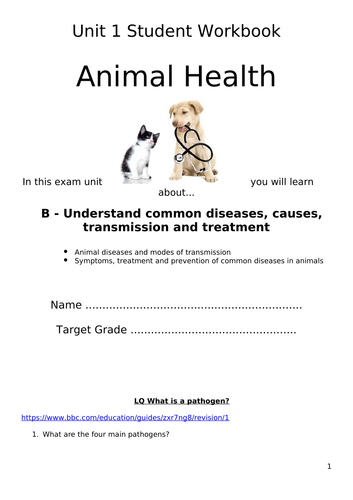 gnomes btec animal care teaching resources tes