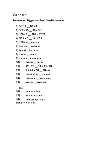 Balancing Equations Worksheets