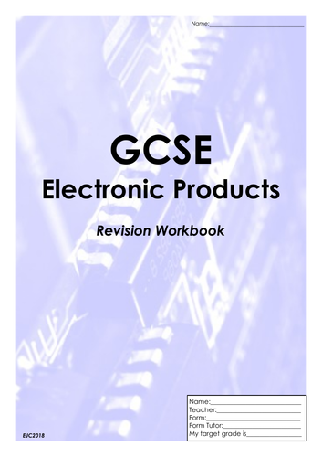 Electronic Products Revision Workbook (32 pages)