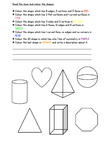 Greater Depth Year 2 Maths: Shape