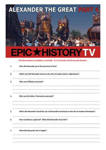 Epic History. Alexander the Great Part 4