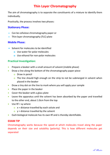 Thin Layer Chromatography (TLC)