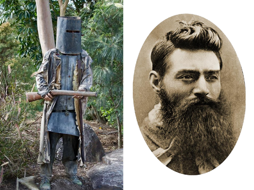 Ned Kelly Postcard Template