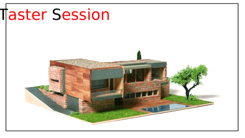 Taster session year 11 into year 12 product design