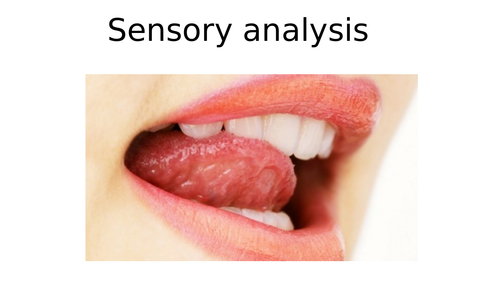 sensory Analysis