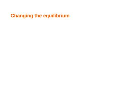 2019 GCSE AQA Chemistry Rates of Reaction Changes in Equilibrium