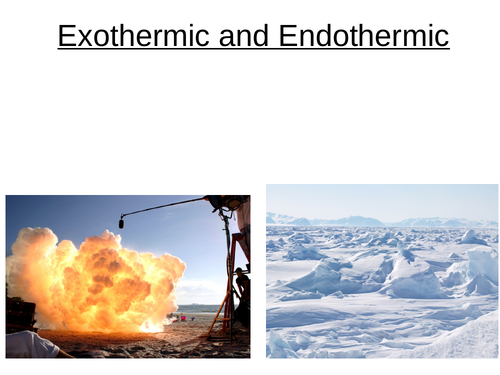 2019 AQA GCSE Chemistry Energy changes Endothermic Exothermic