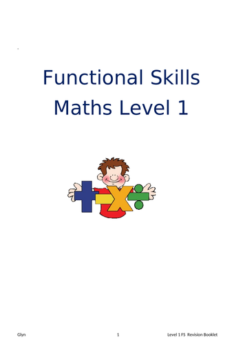 functional skills maths level 1 problem solving