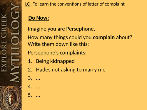 Persephone Lesson 3