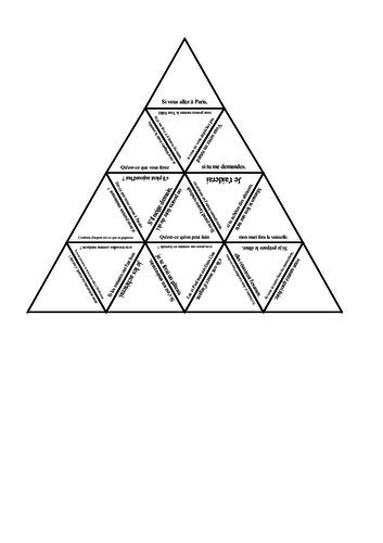 Tarsia jigsaw to practise si clauses