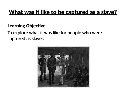 Slavery - capture and auctions
