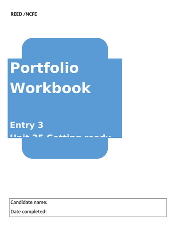 NCFE Employability E3 Unit 25