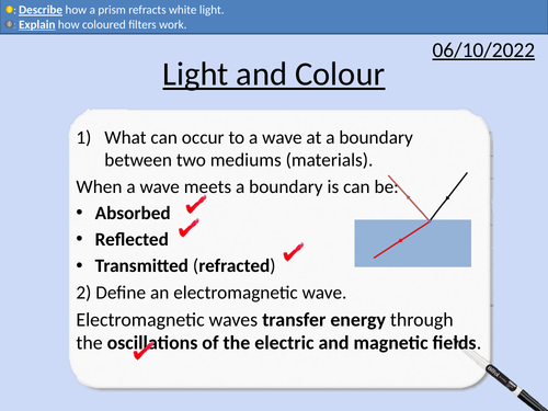 GCSE Physics: Light and Colour