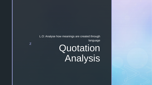 OMAM Quotation Analysis