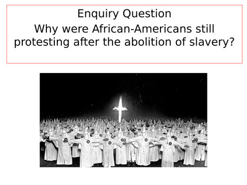 10 lesson SOW on Civil Rights & Black Power for KS3