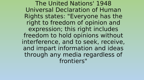 Edexcel Citizenship 9-1 Theme D Free Press