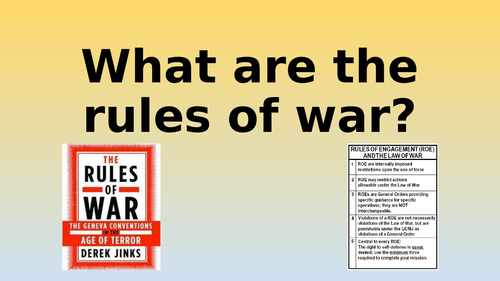 Edexcel GCSE Citizenship 9-1 Theme D Rules of War