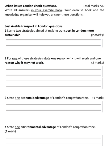 Urban issues practice assessment questions low ability