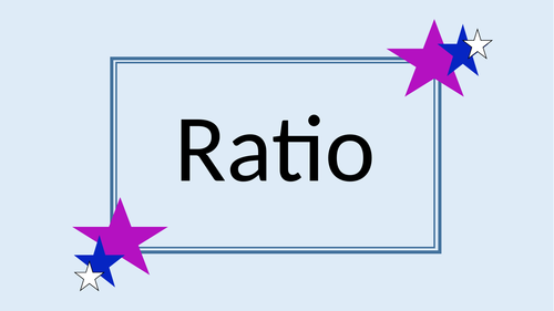 Ratio and Proportion Powerpoint