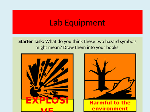 Intro to Science - Lab Equipment