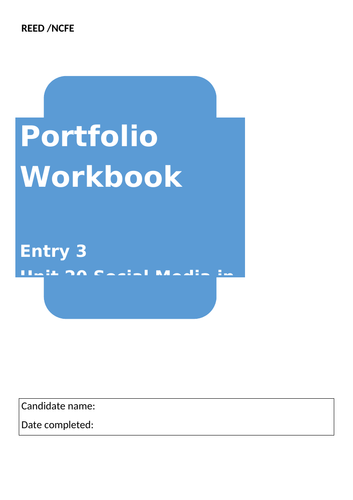 NCFE Employability Skills E3 Unit 20