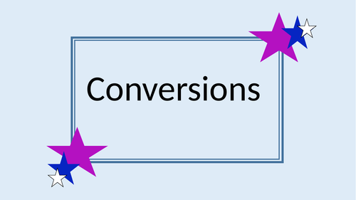Converting between metric units and metric and imperial units