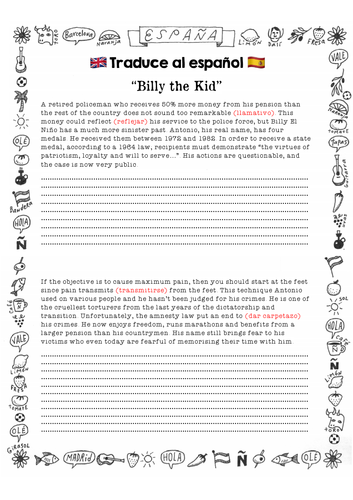 Billy the Kid traducciones