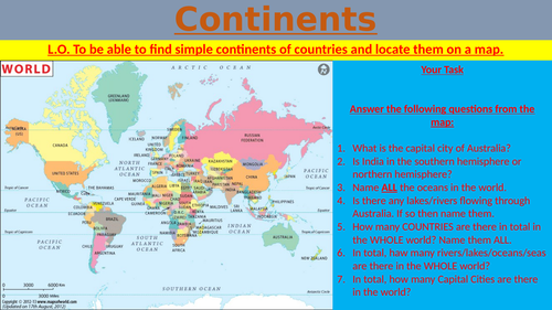 Continents PowerPoint