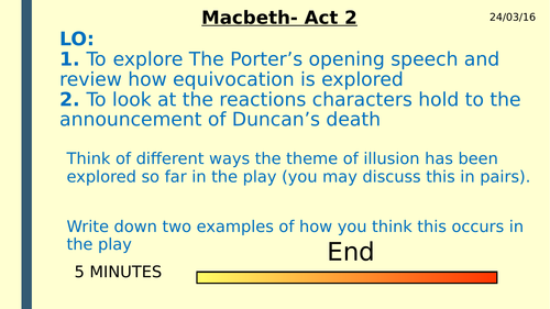 Macbeth Act 2 Scenes1-4