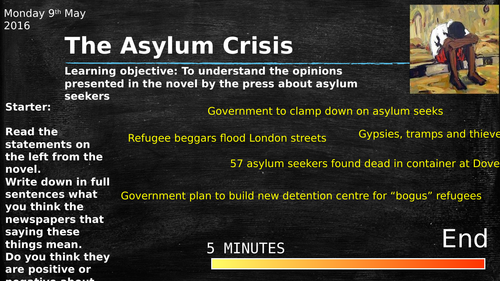 Refugee Boy- Asylum Crisis lesson