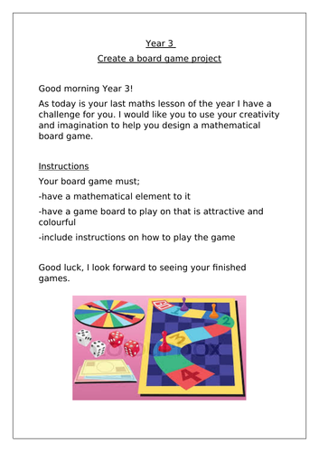 Design your own board game