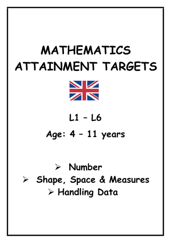 Maths - Attainment Targets - 4 to 11 years