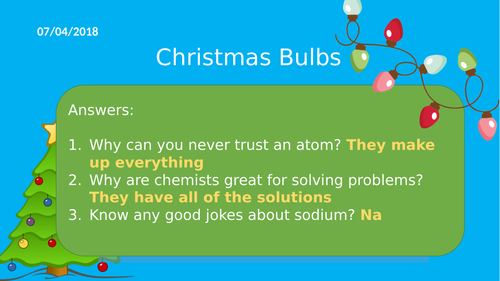 Christmas Chromatography