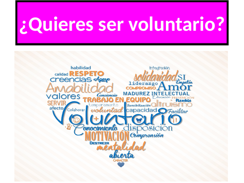GCSE Spanish AQA Quieres Ser Voluntario?