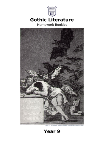 KS3 - Gothic Homework Booklet