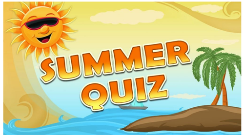 Summer Quiz 2018