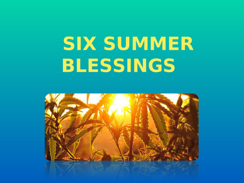 PP Assembly: Six Summer Blessings /End of Academic Year