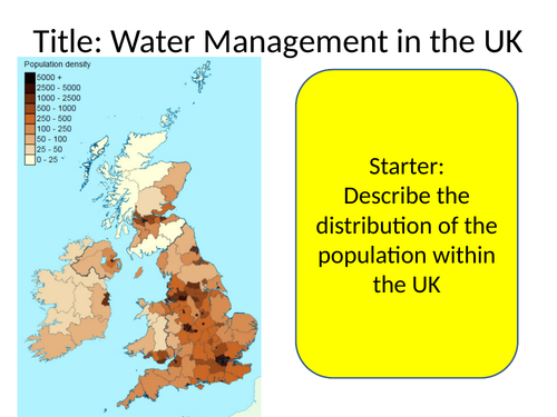 UK water management/ Water scarcity