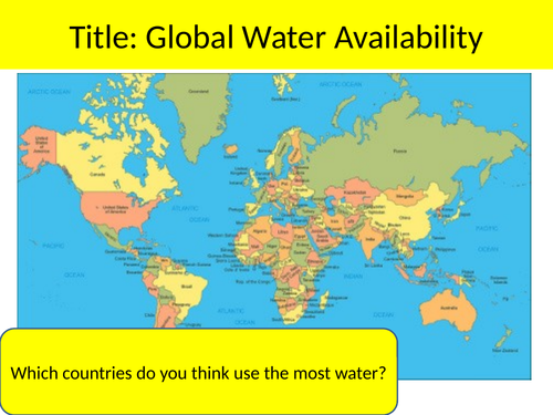 Global water scarcity