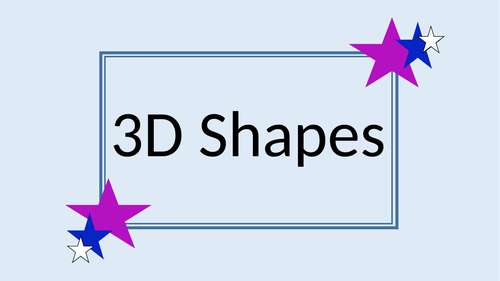 Properties of 3D shapes