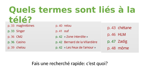 Kiffe Kiffe Demain - La Télé