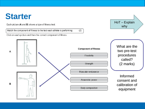 BTEC Sport Fitness Testing Importance, Issues, Reliability & Validity