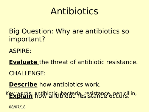 Antibiotics GCSE