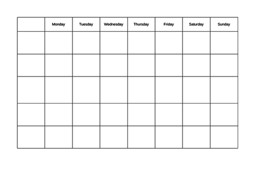 3 x Revision Timetables with Example Plan