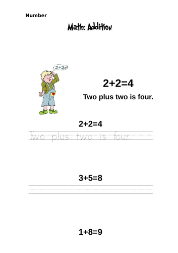 EAL / Literacy Maths Workbook