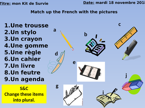 Mon kit de survie Studio 1